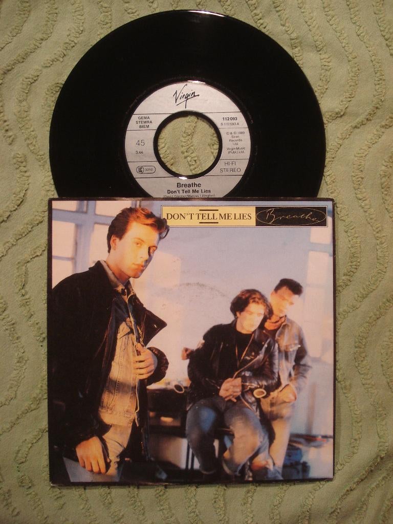 Breathe 7" Vinyl Single: ‘Don’t tell me lies’ (Duitsland), Cd's en Dvd's, Vinyl Singles, Zo goed als nieuw, Single, Pop, 7 inch