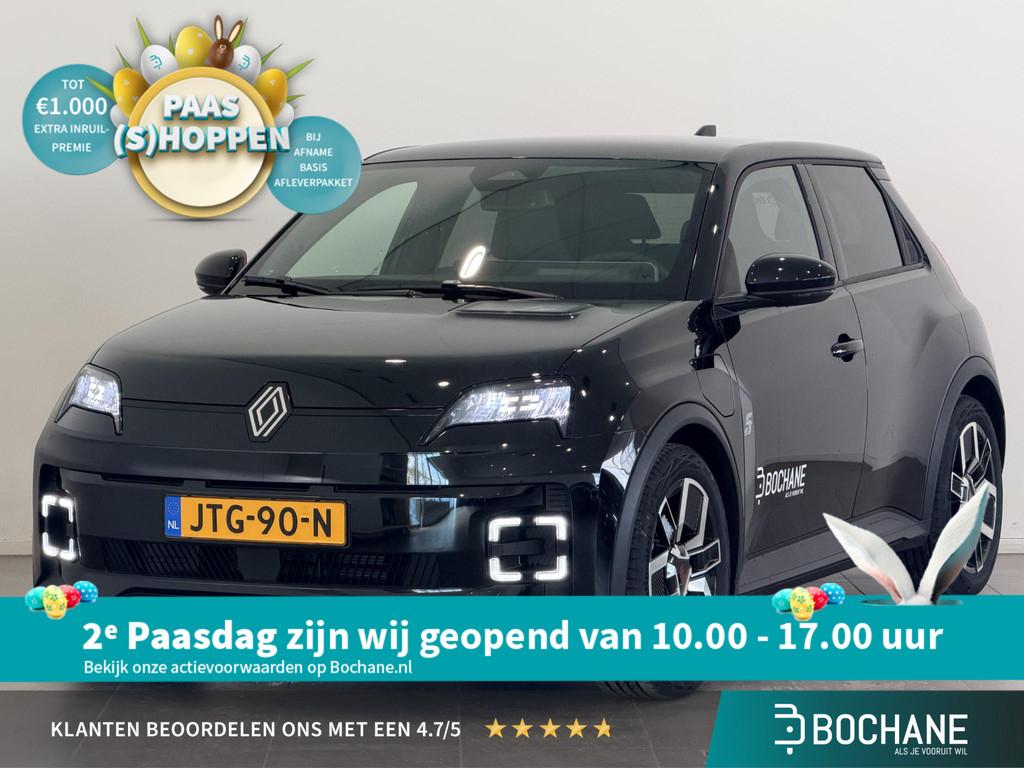 Renault 5 Comfort Range Techno 52 kWh | Navigatie | Climate, Auto's, Renault, Stof, Zwart, Origineel Nederlands, 500 kg