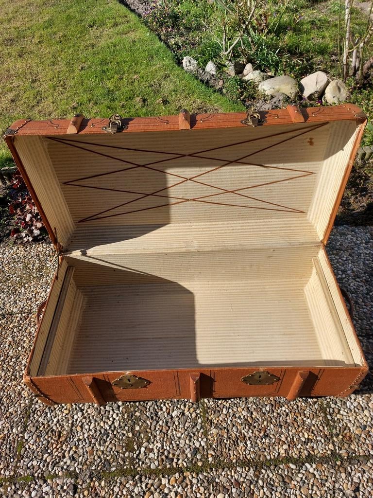 ANTIEKE HUTKOFFER, Antiek en Kunst, Antiek | Woonaccessoires, Ophalen of Verzenden