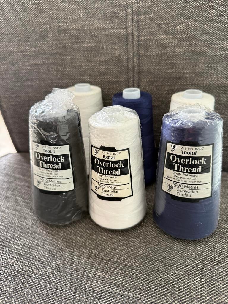 6 grote klossen garen, 5000 meter per klos, Ophalen of Verzenden, Zo goed als nieuw, Garen of Naald(en)