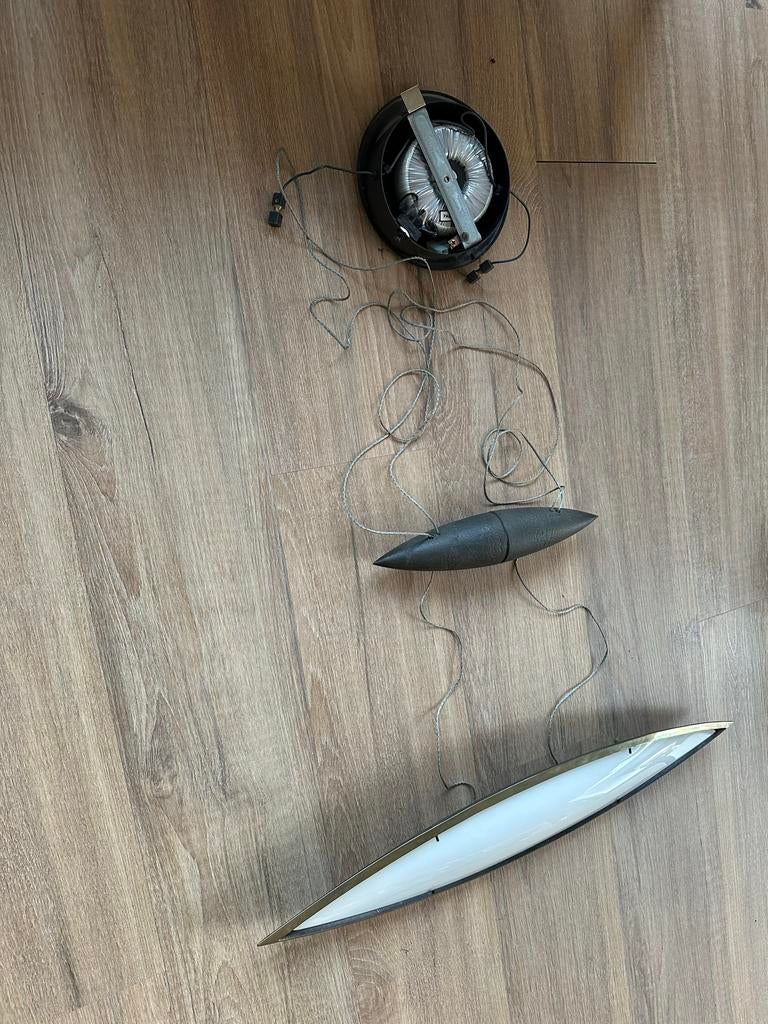 Tobias Grau Tai Lang bronzen hanglamp, Ophalen, Gebruikt, Metaal, Minder dan 50 cm