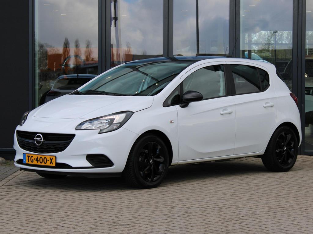 Opel Corsa 1.4 Black Edition | LMV / Cruise / Trekhaak, Voorwielaandrijving, 12 maanden, Gebruikt, Origineel Nederlands
