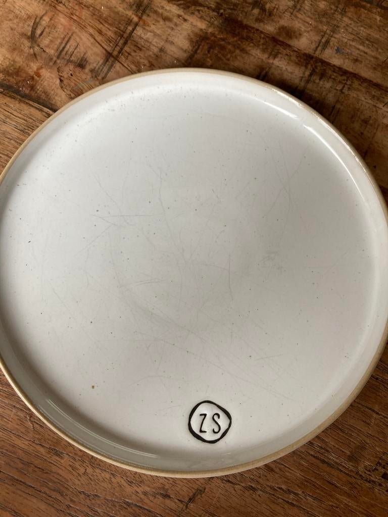 Ontbijtbord Zusss creme, Ophalen of Verzenden, Zo goed als nieuw, Bord(en), Overige stijlen