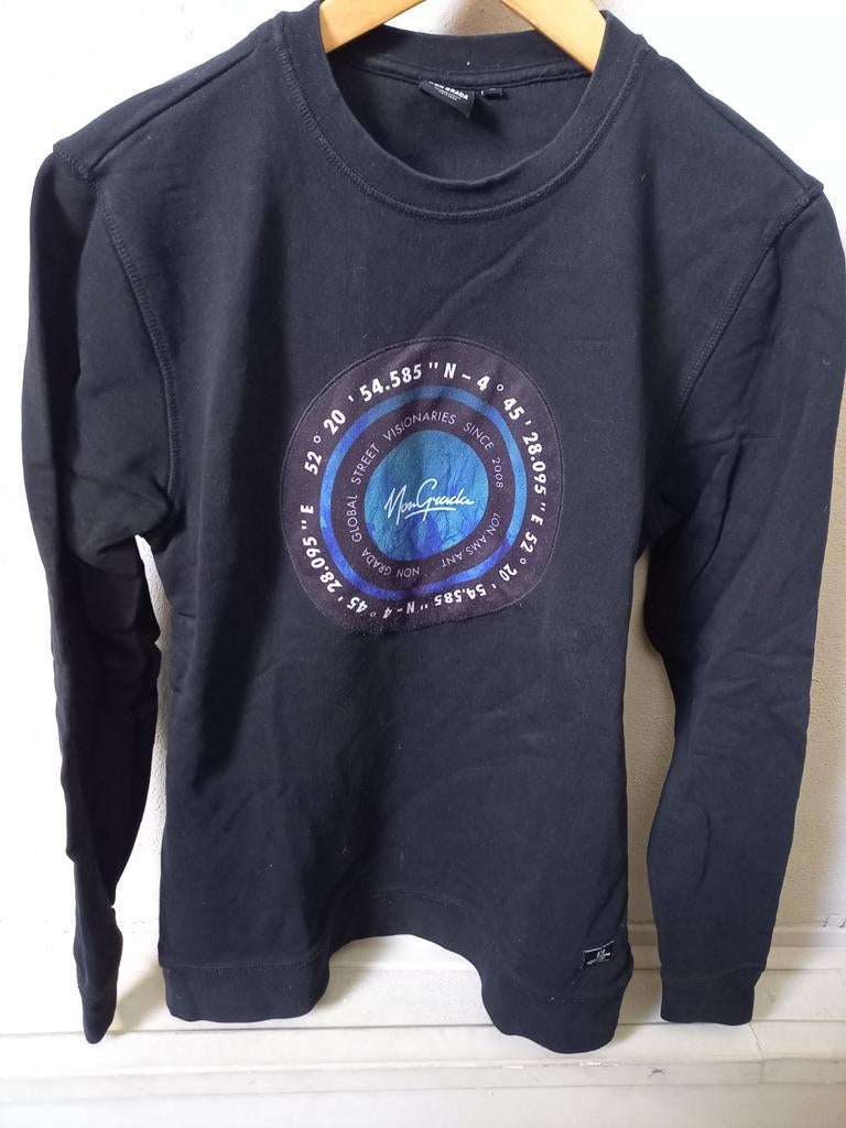 Non Grada heren trui - sweater Maat M, Kleding | Heren, Maat 48/50 (M), Zwart, Ophalen of Verzenden, Zo goed als nieuw