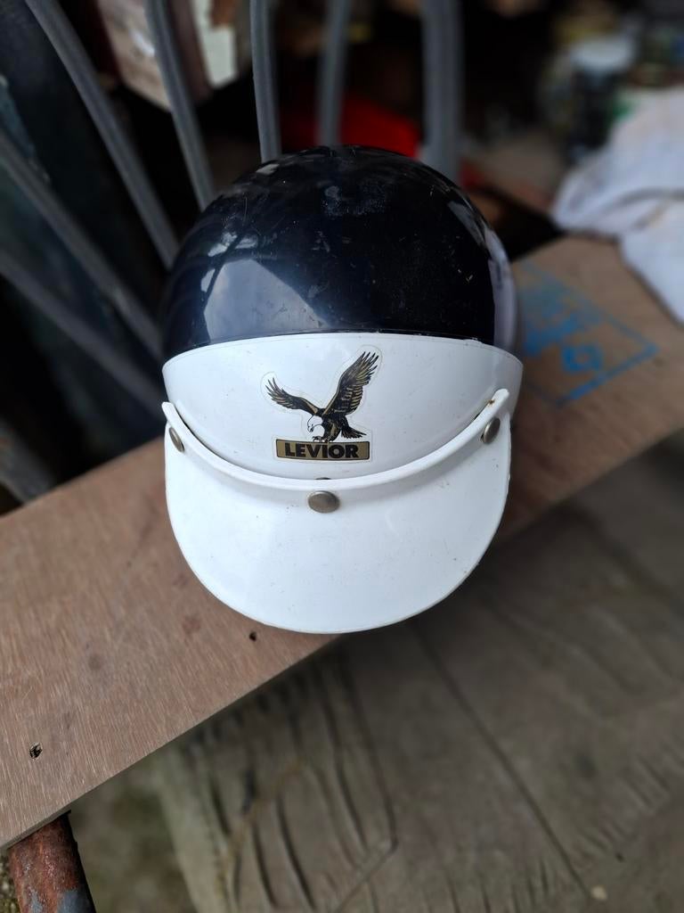Motorhelm Levior maat 56 in goede staat, Motoren, Overige merken, S, Tweedehands, Overige typen