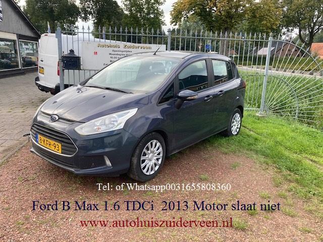 FORD B-Max 1.6 TDCi 95PK Trend Motor ( Slaat Niet Aan ), Voorwielaandrijving, Euro 5, Stof, 575 kg