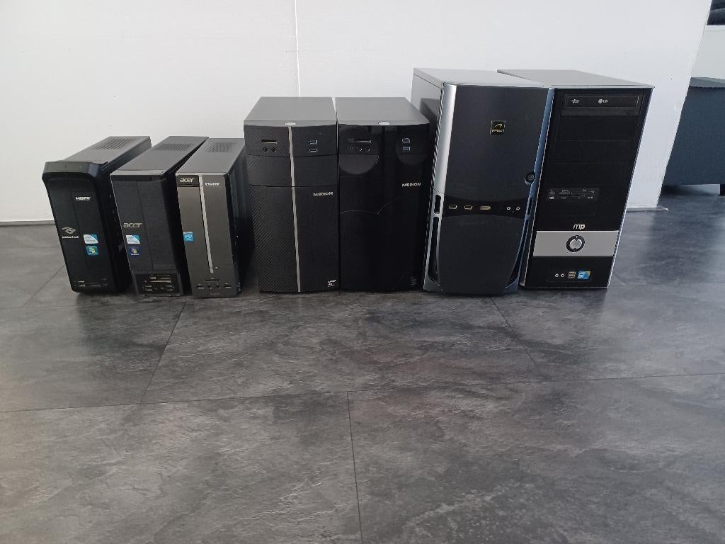 TE KOOP Desktop Pc's 6 stuk, Ophalen, Gebruikt, HDD, 'dell