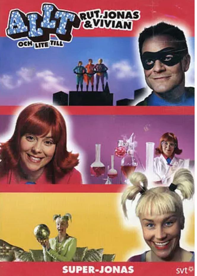 Allt Och Lite Till - Super-Jonas - ZWEEDSE DVD, Alle leeftijden, Verzenden, Zo goed als nieuw