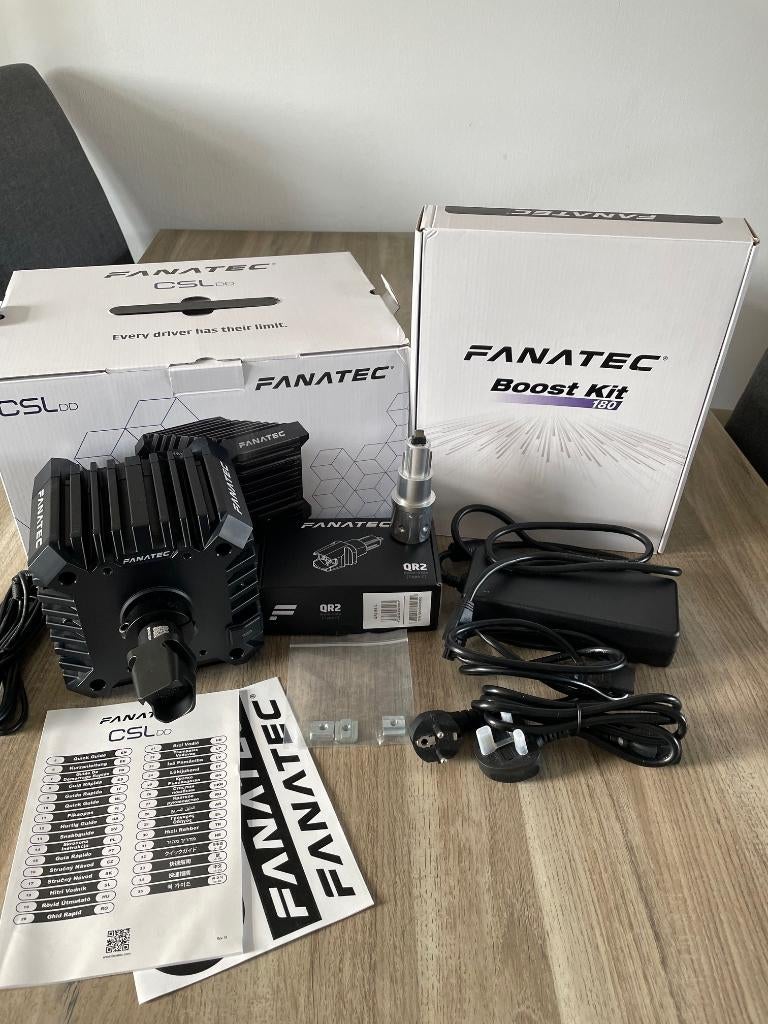 Fanatec CSL DD met boostkit (8Nm) en QR 2 upgrade, Computers en Software, Joysticks, Zo goed als nieuw, Ophalen