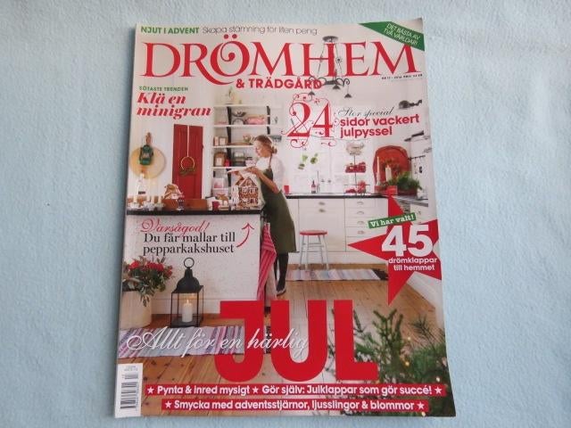 Zweeds woonblad Kersteditie: Drömhem & Trädgård, Ophalen of Verzenden, Zo goed als nieuw