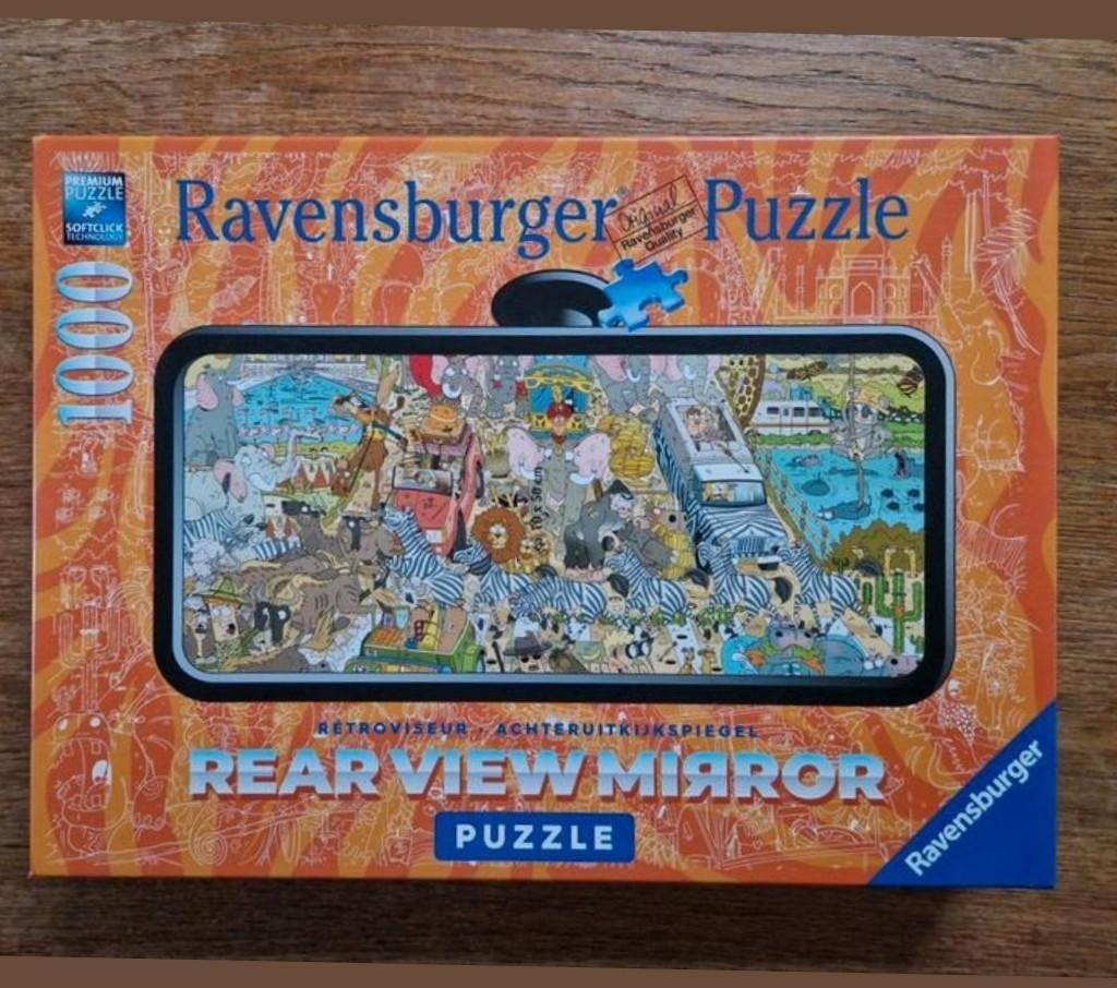 Ravensburger. Rear View Mirror. Safari., Ophalen of Verzenden, 500 t/m 1500 stukjes, Zo goed als nieuw