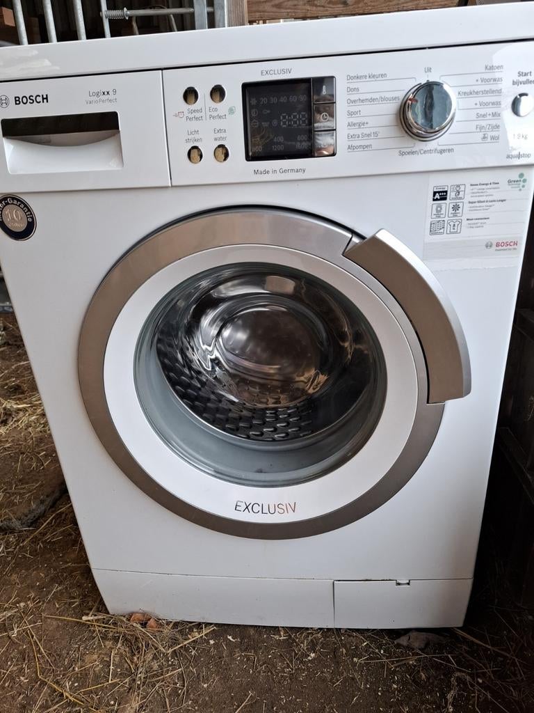 Bosch Wasmachine, Witgoed en Apparatuur, Wasmachines, Ophalen, Gebruikt, 8 tot 10 kg, 1600 toeren of meer