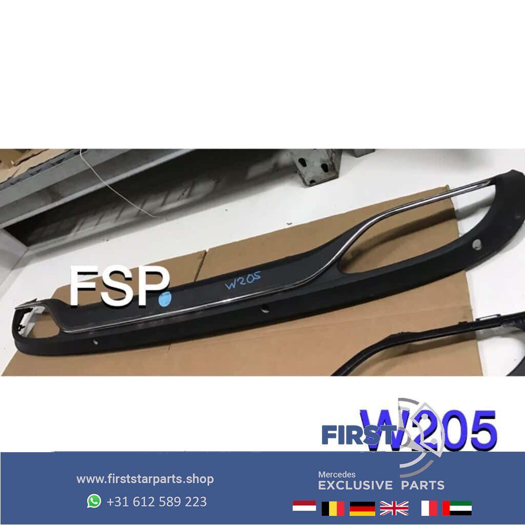 W205 AMG line diffuser Mercedes C Klasse 2014-2019 achter sp, Gebruikt, -, Ophalen of Verzenden, -
