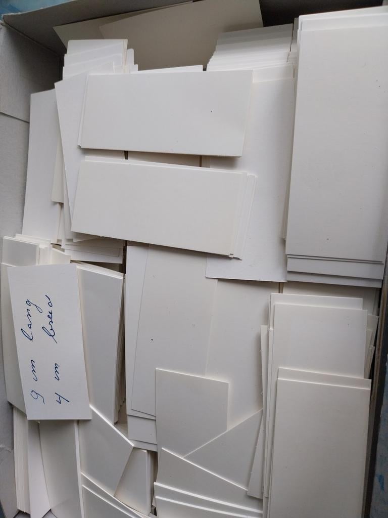 Kaartjes, Ophalen of Verzenden, Overige materialen, Minder dan 4 cm, 15 m² of meer