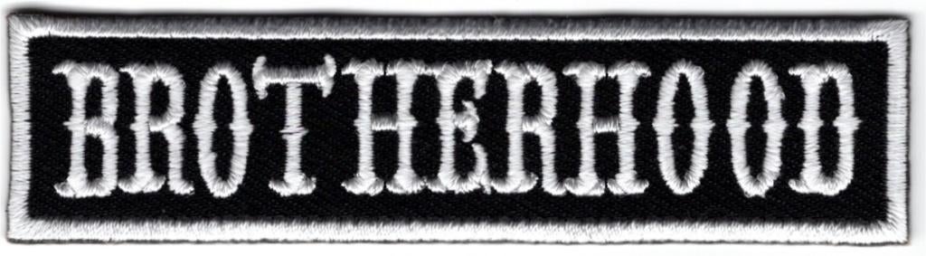 Brotherhood stoffen opstrijk patch embleem, Verzenden