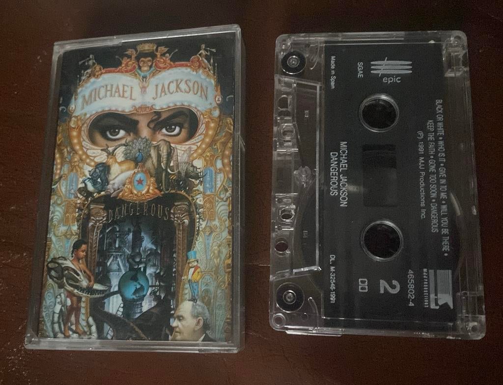 Michael Jackson Cassette dangerous, Cd's en Dvd's, Cassettebandjes, Ophalen of Verzenden, Gebruikt, Pop, 1 bandje