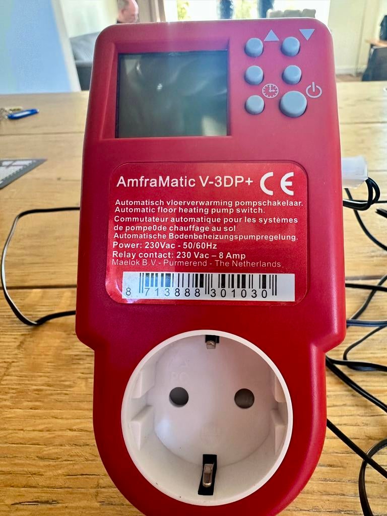 AmfraMatic Pompschakelaar voor vloerverwarming, Ophalen of Verzenden, Zo goed als nieuw