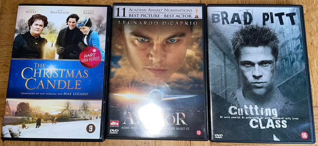 Dvd aviator dicaprio cutting glass brad pitt christmas candl, Cd's en Dvd's, Alle leeftijden, Ophalen of Verzenden, Zo goed als nieuw