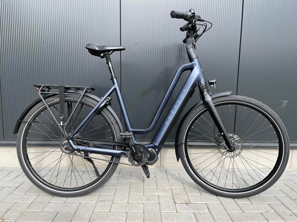 Gazelle Chamonix C5 - Shimano Steps, Beltdrive, 2070km, Ophalen, Zo goed als nieuw, 50 km per accu of meer, 55 tot 59 cm