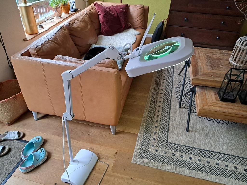 Loeplamp Fysic, Ophalen