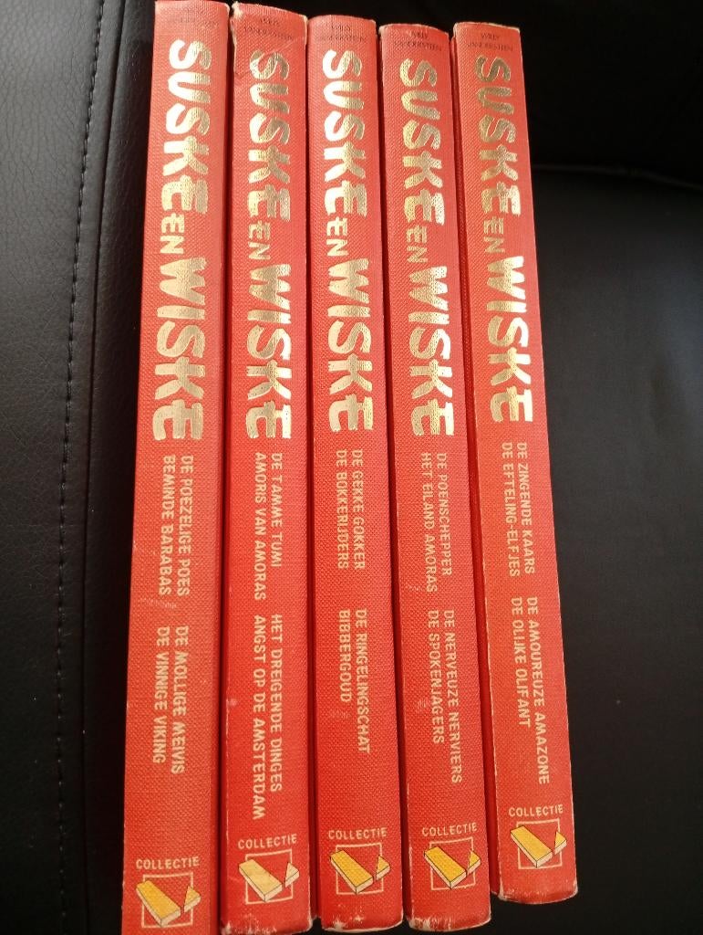 5 stuks Verzamelbanden Suske en Wiske, Boeken, Stripboeken, Meerdere stripboeken, Ophalen of Verzenden, Gelezen, Willy Vandersteen