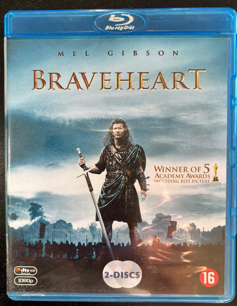 Blu-ray Braveheart, Cd's en Dvd's, Ophalen of Verzenden, Zo goed als nieuw, Klassiekers