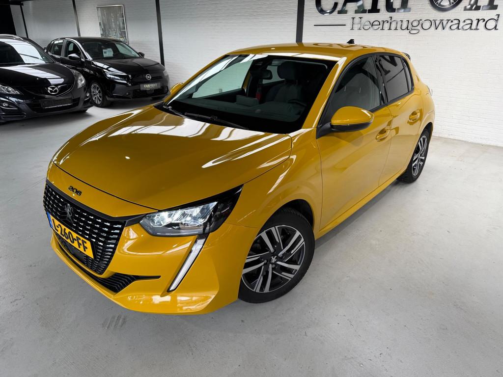 Peugeot 208 1.2 PureTech Allure Pack 2021 Automaat 101PK Cam, 101 pk, Gebruikt, Euro 6, Leder en Stof
