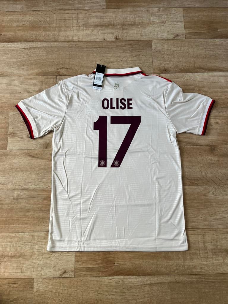 Bayern munchen Olise, Kleding | Heren, Sportkleding, Maat 52/54 (L), Beige, Nieuw, Ophalen of Verzenden