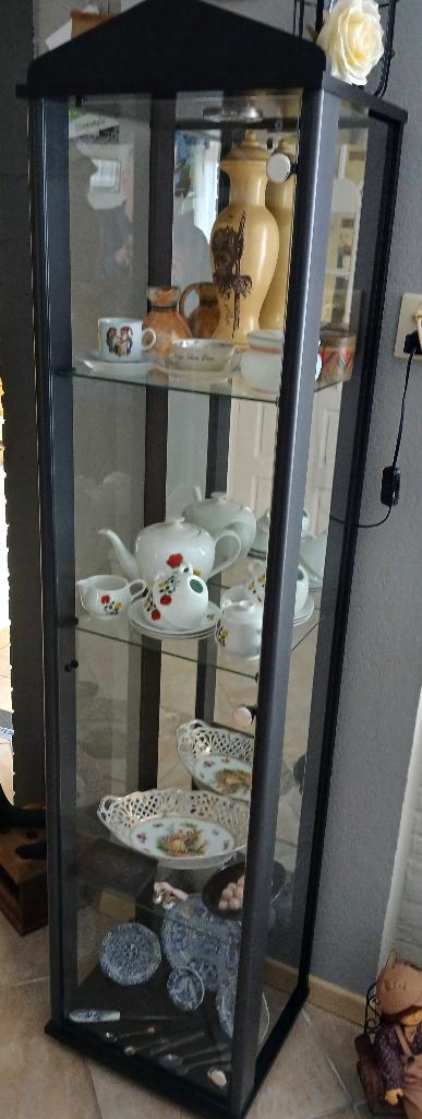 Vitrinekast, Huis en Inrichting, Kasten | Vitrinekasten, Ophalen, Gebruikt, Glas, 50 tot 100 cm