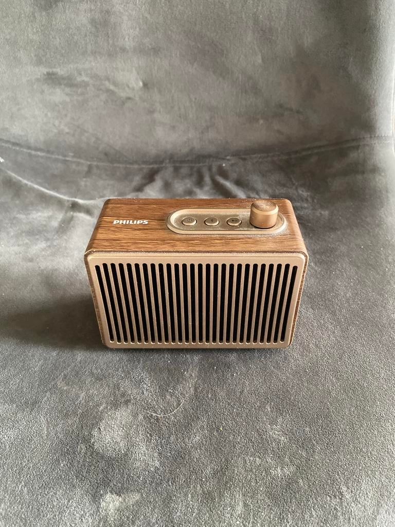 Philips Bluetooth speaker - Vintage look, Ophalen, Philips, Gebruikt, Overige typen