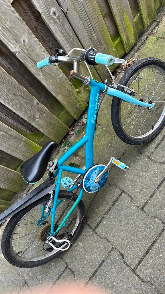 B’twin orignial 120 blauw, Fietsen en Brommers, Fietsen | Kinderfietsjes, Ophalen, Gebruikt, Minder dan 16 inch
