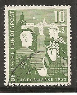 Duitse Bondsrepubliek  Yvert nr 39, Verzenden, BRD, Gestempeld