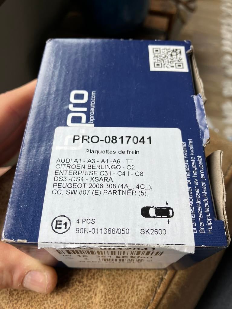 Remblokken achter, Ophalen of Verzenden, Nieuw