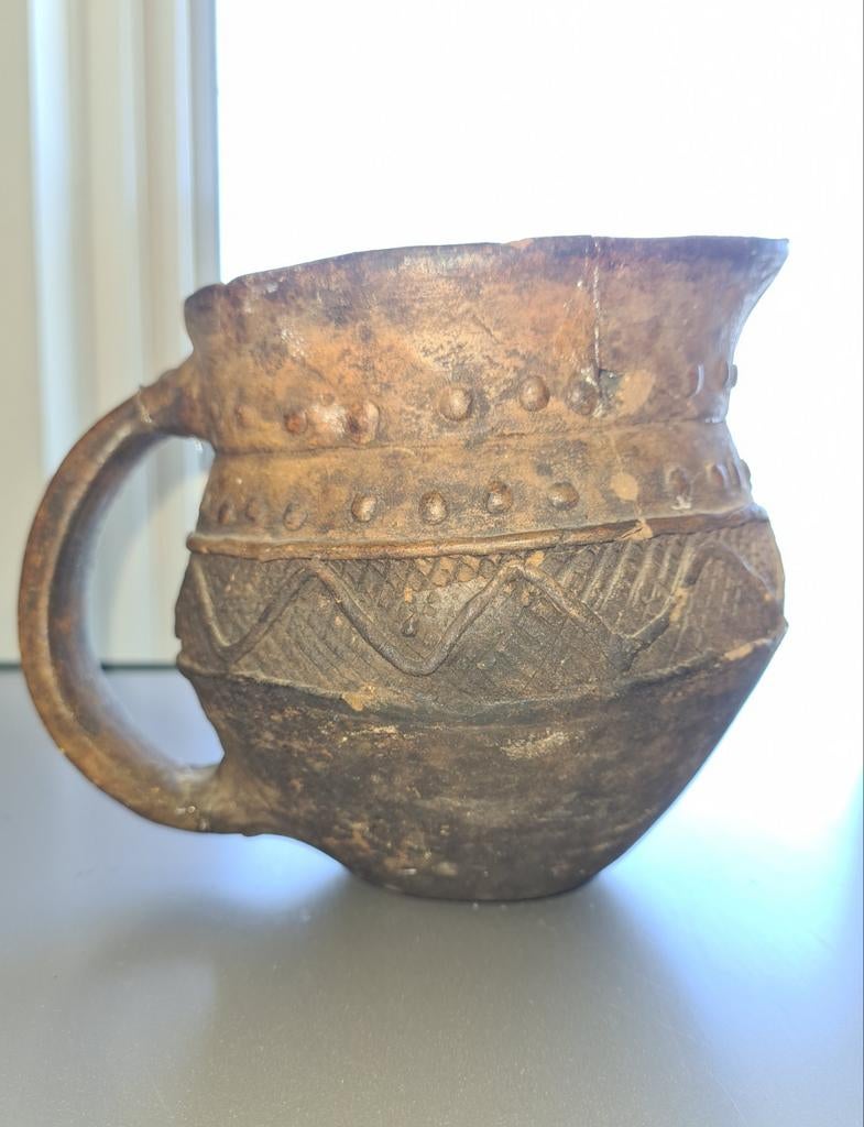 Terracotta pot - Afrikaans - kan - congo - zeldzaam, Verzenden