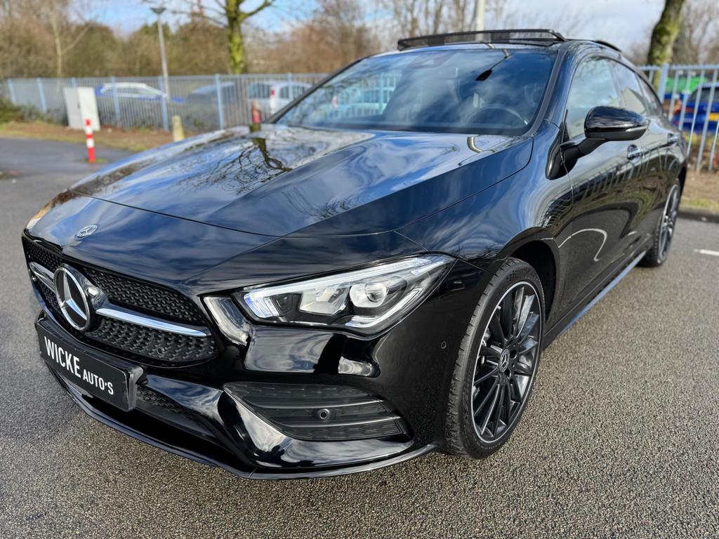 Mercedes-Benz CLA-klasse Shooting Brake 250 e AMG Panorama L, CLA, Gebruikt, 4 cilinders, Zwart