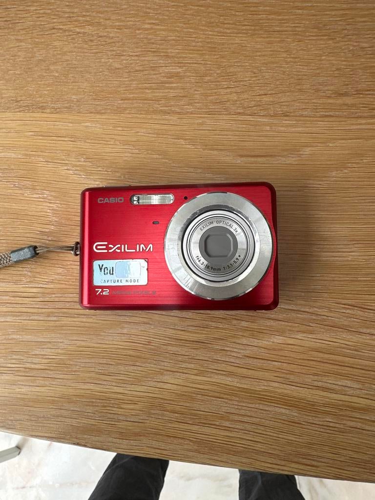 Casio Exilim digitale camera rood 7.2 Megapixels, Audio, Tv en Foto, Fotocamera's Digitaal, Ophalen of Verzenden, Gebruikt, Compact