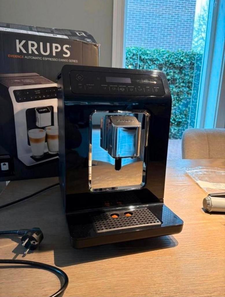 Krups EVIDENCE AUTOMATIC ESPRESSO EA8900 SERIES, Gebruikt, !, Ophalen of Verzenden, !