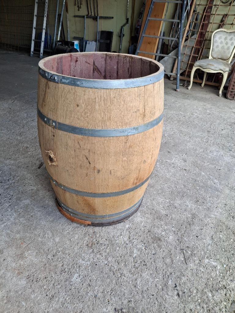 eiken wijnvaten voor boompje-planten hoog ca 85 cm, zie omsc, Ophalen, 150 liter of meer, Zo goed als nieuw, Met pomp