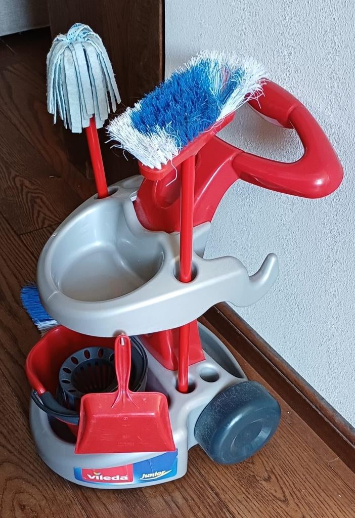 Vileda - (speel) schoonmaaktrolley, Ophalen, Zo goed als nieuw