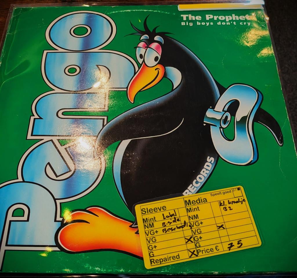 The Prophet - Big Boys Don't Cry, Ophalen, Gebruikt, 12 inch, Techno of Trance