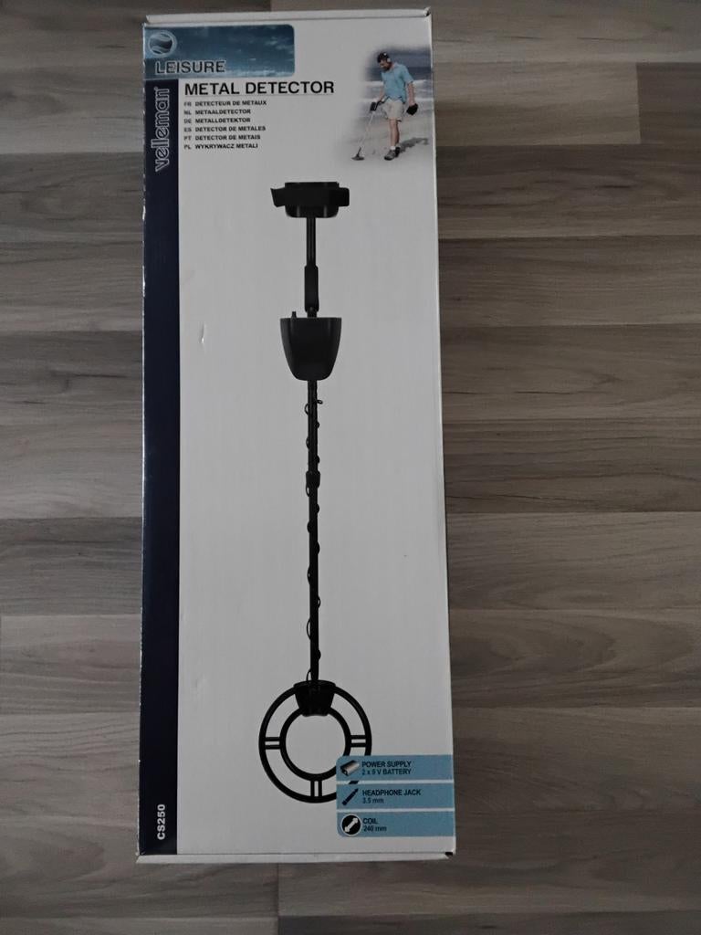 Nieuwe Leiser Velleman CS250 Metaaldetector, Ophalen