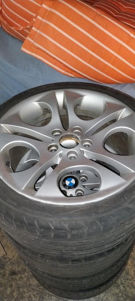 BMW Z4 E85 E86 Breedset Velgen 2 Stuks 5.2 mm andere slecht, Auto-onderdelen, Banden en Velgen, 18 inch, Gebruikt, Banden en Velgen
