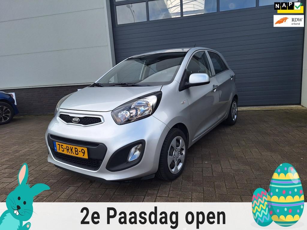 Kia Picanto | 1.0 CVVT Airco | Leuke kilometerstand | Airco, Voorwielaandrijving, Euro 5, Stof, Gebruikt
