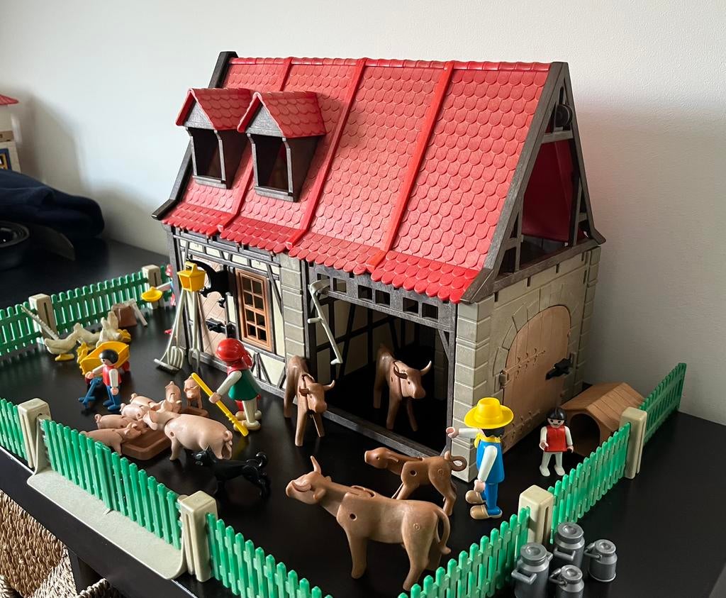 Playmobil vintage boerderij set 3556, Ophalen of Verzenden, Gebruikt, Complete set
