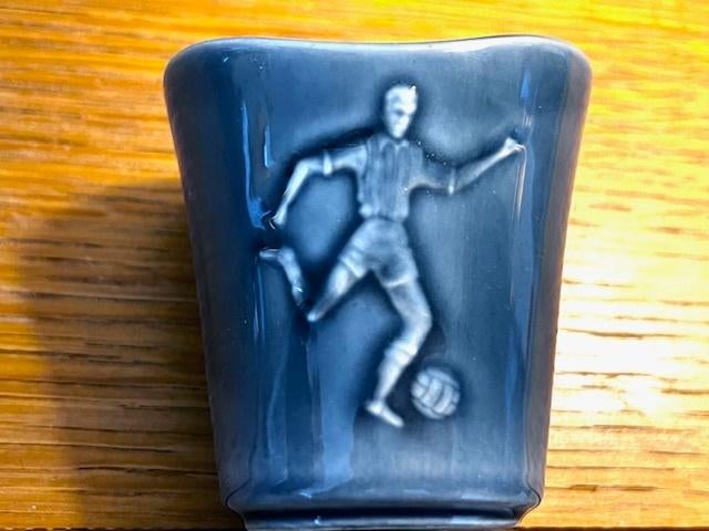 Herinneringsbeker aan het WK voetbal van 1958 in Zweden. , Ophalen of Verzenden