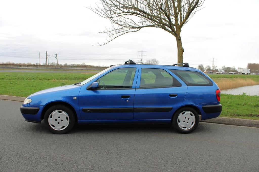Citroen Xsara Break 1.6i Plaisir Airco, Stof, 4 cilinders, Blauw, 49 €/maand