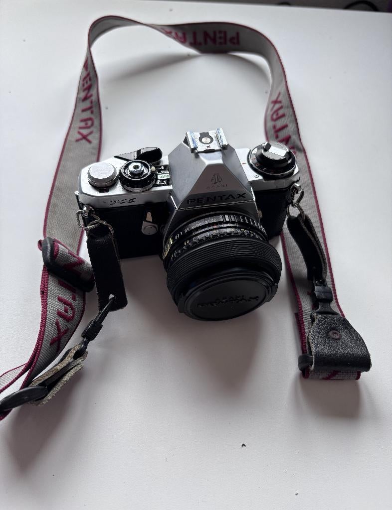 Pentax ME en Tokina Zoomlens 80 - 200mm, Ophalen, Gebruikt, Spiegelreflex, Pentax