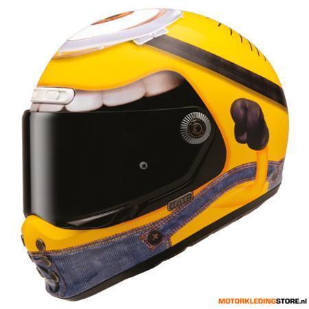 HJC V10 Stuart Minions Integraalhelm, Geel-Blauw, Ophalen of Verzenden, Nieuw met kaartje