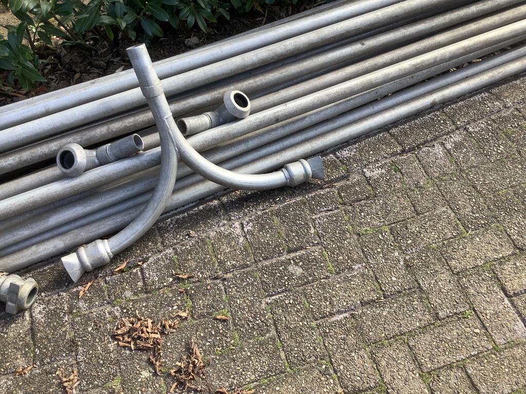 Beregenings pijpen., Ophalen, Gebruikt