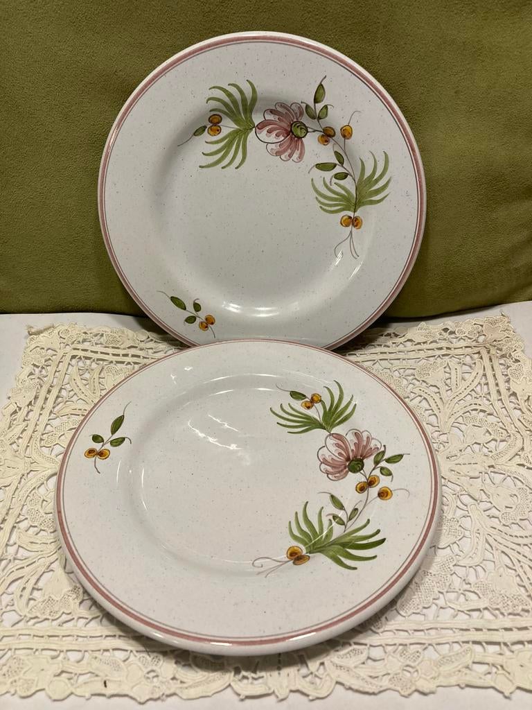 Bretons gebaksbordje (120923), Huis en Inrichting, Keuken | Servies, Gebruikt, Ophalen of Verzenden, Bord(en), Overige stijlen